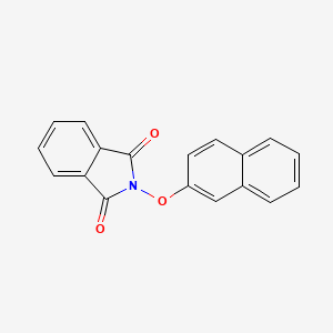 molecular formula C18H11NO3 B13036134 2-(Naphthalen-2-yloxy)isoindoline-1,3-dione 