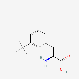 molecular formula C17H27NO2 B13036141 (S)-2-Amino-3-(3,5-di-tert-butylphenyl)propanoicacid 