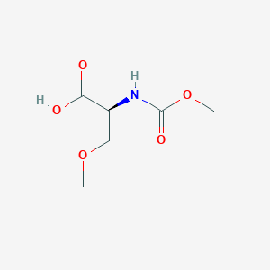 N-(Methoxycarbonyl)-O-methyl-L-serine