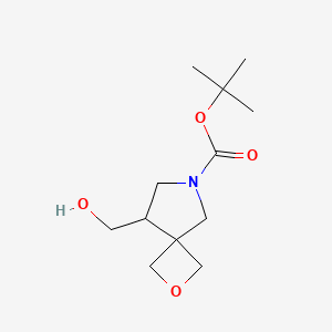 Tert-butyl 8-(hydroxymethyl)-2-oxa-6-azaspiro[3.4]octane-6-carboxylate