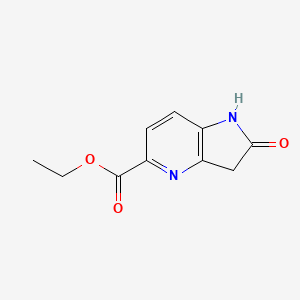 Ethyl 2-oxo-2,3-dihydro-1H-pyrrolo[3,2-b]pyridine-5-carboxylate