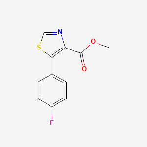 Methyl 5-(4-fluorophenyl)thiazole-4-carboxylate