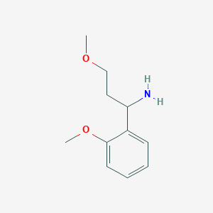 3-Methoxy-1-(2-methoxyphenyl)propan-1-amine