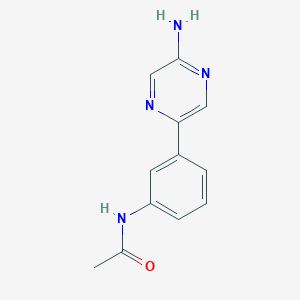 N-(3-(5-Aminopyrazin-2-YL)phenyl)acetamide