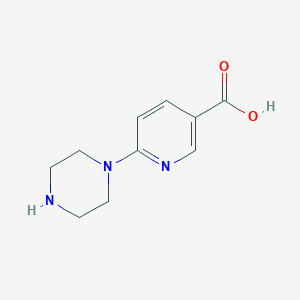 molecular formula C10H13N3O2 B1303632 6-哌嗪-1-基烟酸 CAS No. 278803-18-2