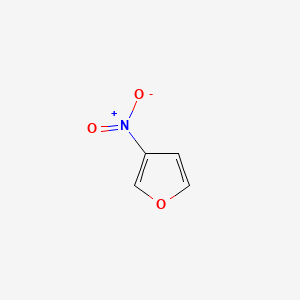 molecular formula C4H3NO3 B13036329 3-Nitro-furan 