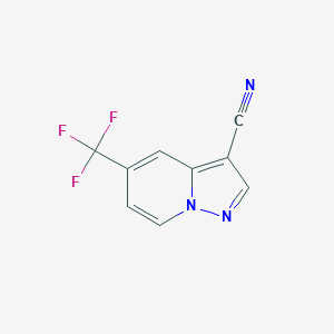 5-(Trifluoromethyl)pyrazolo[1,5-A]pyridine-3-carbonitrile