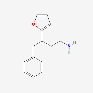 molecular formula C14H17NO B1303639 3-呋喃-2-基-4-苯基丁胺 CAS No. 378773-15-0