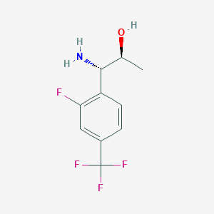 (1S,2S)-1-Amino-1-[2-fluoro-4-(trifluoromethyl)phenyl]propan-2-OL