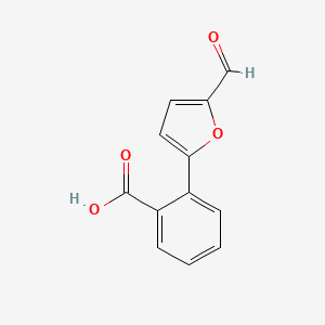 molecular formula C12H8O4 B1303643 2-(5-Formylfuran-2-yl)benzoic acid CAS No. 88460-72-4