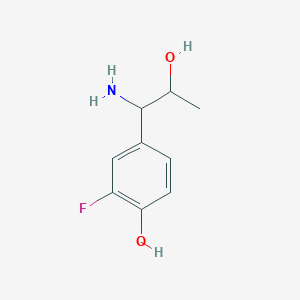 4-(1-Amino-2-hydroxypropyl)-2-fluorophenol