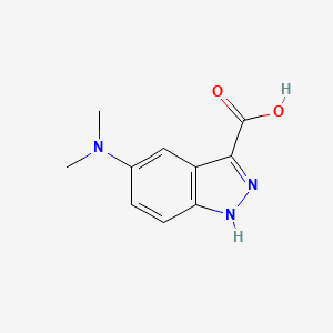 5-(Dimethylamino)-1H-indazole-3-carboxylicacid