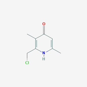 molecular formula C8H10ClNO B13036546 Omeprazole impurity 7 