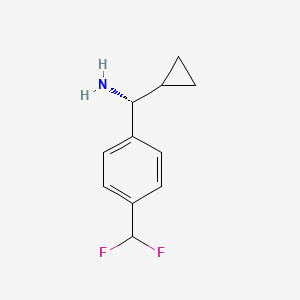 (1R)[4-(Difluoromethyl)phenyl]cyclopropylmethylamine