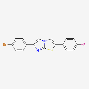 6-(4-Bromophenyl)-2-(4-fluorophenyl)imidazo[2,1-b][1,3]thiazole