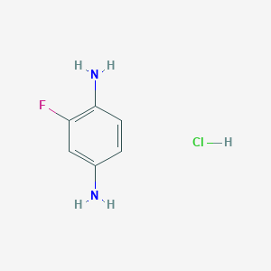 molecular formula C6H8ClFN2 B13036585 2-FLuorobenzene-1,4-diaminedihydrochloride 