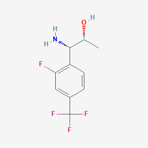 (1S,2R)-1-Amino-1-[2-fluoro-4-(trifluoromethyl)phenyl]propan-2-OL