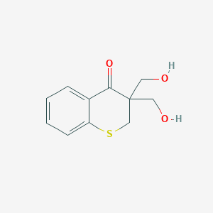 molecular formula C11H12O3S B1303673 3,3-双(羟甲基)硫代色满-4-酮 CAS No. 29107-30-0