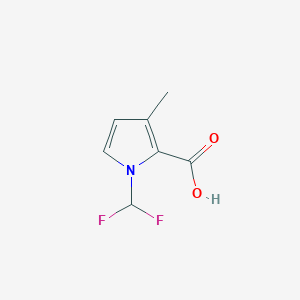 1-(Difluoromethyl)-3-methyl-1H-pyrrole-2-carboxylic acid