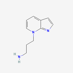 3-(7H-Pyrrolo[2,3-b]pyridin-7-yl)propan-1-amine