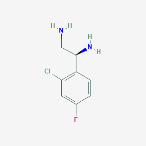 (1S)-1-(2-Chloro-4-fluorophenyl)ethane-1,2-diamine