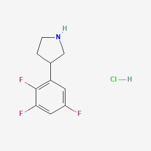 3-(2,3,5-Trifluorophenyl)pyrrolidine hcl