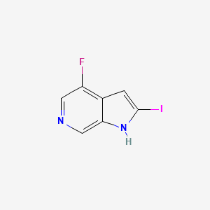 4-fluoro-2-iodo-1H-pyrrolo[2,3-c]pyridine