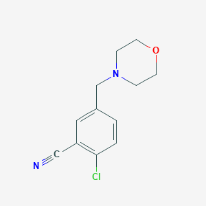 2-Chloro-5-(morpholinomethyl)benzonitrile