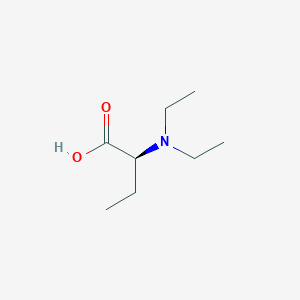 molecular formula C8H17NO2 B13037157 (S)-2-(Diethylamino)butanoic acid 