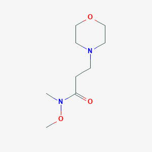 N-methoxy-N-methyl-3-morpholinopropanamide