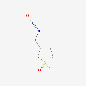molecular formula C6H9NO3S B1303726 3-(异氰酸甲酯)四氢噻吩 1,1-二氧化物 CAS No. 28800-41-1