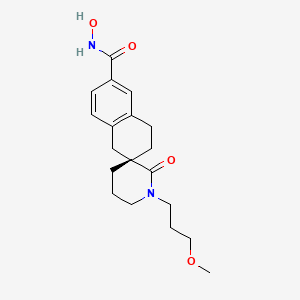 (R)-N-Hydroxy-1'-(3-methoxypropyl)-2'-oxo-3,4-dihydro-1H-spiro[naphthalene-2,3'-piperidine]-6-carboxamide