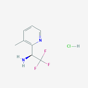 (1S)-2,2,2-Trifluoro-1-(3-methyl(2-pyridyl))ethylamine hcl