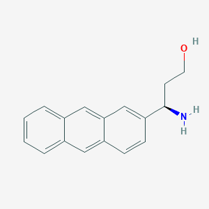 (3R)-3-Amino-3-(2-anthryl)propan-1-OL