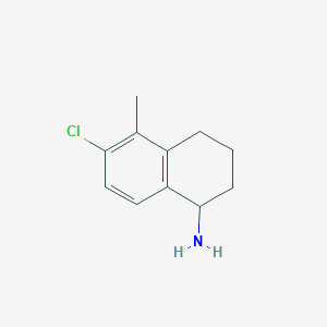 6-Chloro-5-methyl-1,2,3,4-tetrahydronaphthalen-1-amine