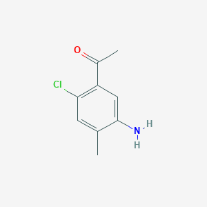 1-(5-Amino-2-chloro-4-methylphenyl)ethanone