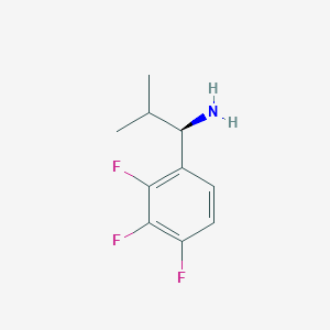 (1R)-2-Methyl-1-(2,3,4-trifluorophenyl)propan-1-amine