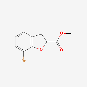 Methyl7-bromo-2,3-dihydro-1-benzofuran-2-carboxylate