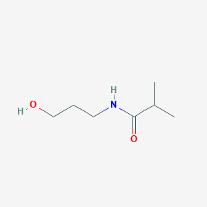 molecular formula C7H15NO2 B13037374 N-(3-Hydroxypropyl)isobutyramide 