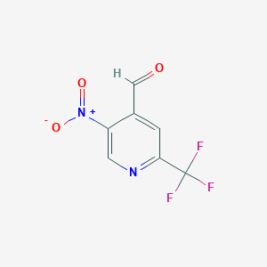 5-Nitro-2-(trifluoromethyl)isonicotinaldehyde