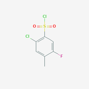 2-Chloro-5-fluoro-4-methylbenzenesulfonyl chloride