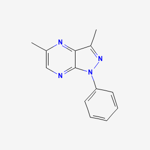 3,5-dimethyl-1-phenyl-1H-pyrazolo[3,4-b]pyrazine