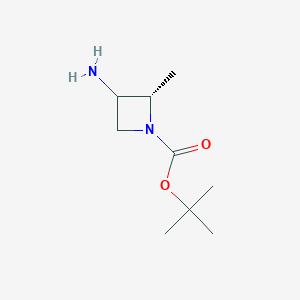 tert-butyl(2S)-3-amino-2-methylazetidine-1-carboxylate