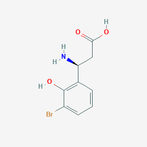 (3S)-3-Amino-3-(3-bromo-2-hydroxyphenyl)propanoic acid