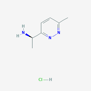 (R)-1-(6-Methylpyridazin-3-YL)ethan-1-amine hcl