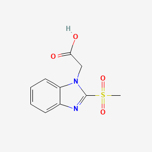 [2-(methylsulfonyl)-1H-benzimidazol-1-yl]acetic acid