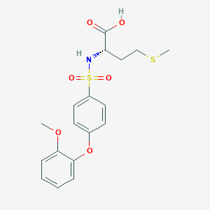 molecular formula C18H21NO6S2 B13037531 C18H21NO6S2 