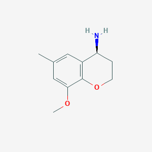 (S)-8-Methoxy-6-methylchroman-4-amine