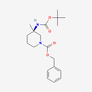 (R)-benzyl 3-((tert-butoxycarbonyl)amino)-3-methylpiperidine-1-carboxylate