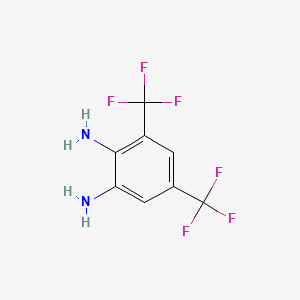 molecular formula C8H6F6N2 B1303754 3,5-双(三氟甲基)-1,2-二氨基苯 CAS No. 367-65-7